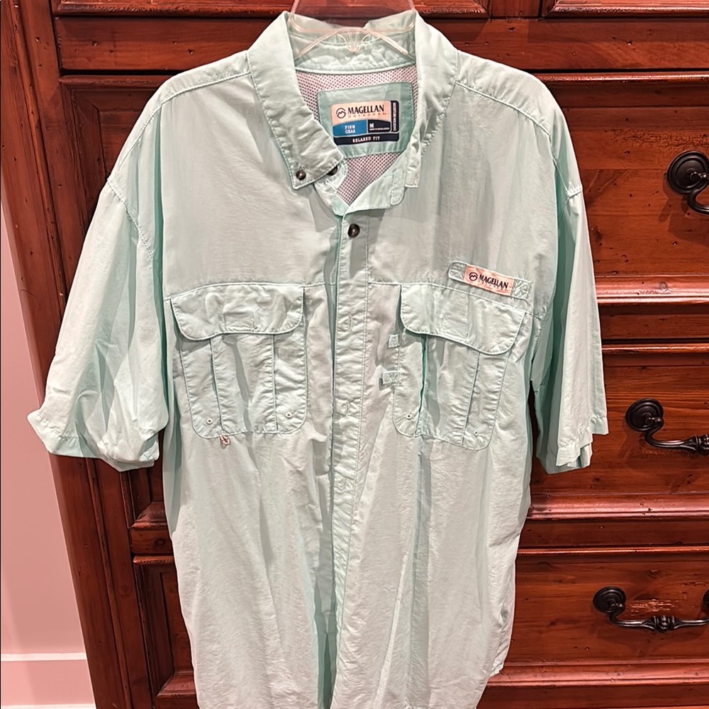 Magellan Light Green Short Sleeve Shirt